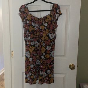 Floral mini dress